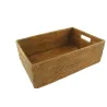Rectangular basket with handles
