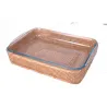 Pyrex® Essentials Plat à four rectangulaire rotin naturel 40x28x6 cm