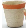 Corbeille . papier Grande Orange d32 Ray haute