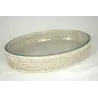 Plat ovale blanc pyrex