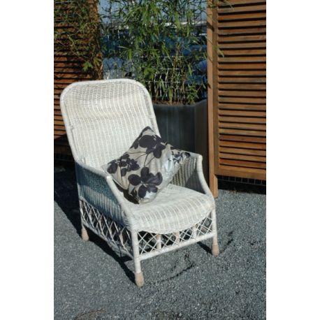 Fauteuil Empire blanc