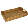 plateau rectangulaire avec anses Rotin Osier Vigne d'eau.