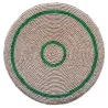 Set de table Raphia crochet fait main vert 