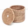 Boîte cylindrique avec un couvercle S naturel
