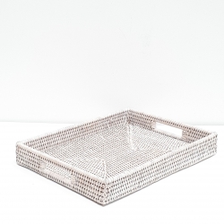 White rectangular tray M