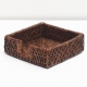 Brown square napkin holder S