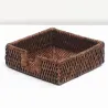 Porte-serviette carré S marron