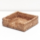 Natural square napkin holder S