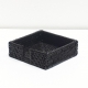 Black square napkin holder S