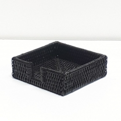 Black square napkin holder S