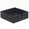 Porte-serviette carré M noir
