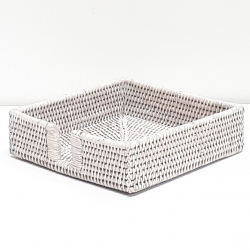 White square napkin holder L