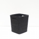 Black square waste basket S