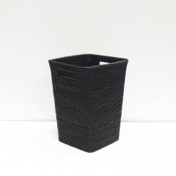 Black square waste basket M