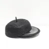 Black flared cheese cover with central handle M