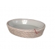 Plat en porcelaine ovale - Medium