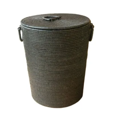 Panier à linge rond