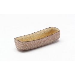 Corbeille rectangulaire rayure