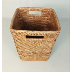 Corbeille à papier carrée évasée - Small