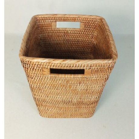 Corbeille à papier carrée évasée - Small