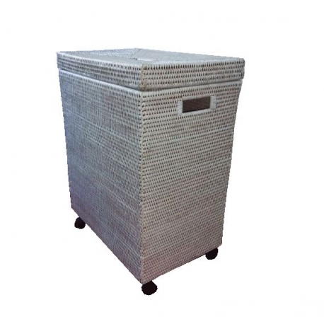 Panier à linge avec roulettes