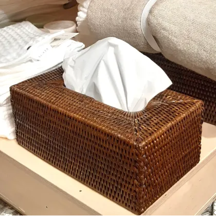 Tall tissue box cover