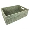 Rectangular basket with handles
