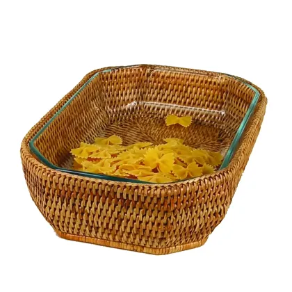 Pyrex® octagonal dish and basket - Medium