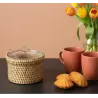 Sugar bowl with spoon