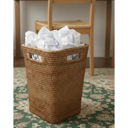 Square flared wastepaper basket - Medium
