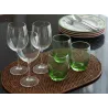 Set de table ovale L marron
