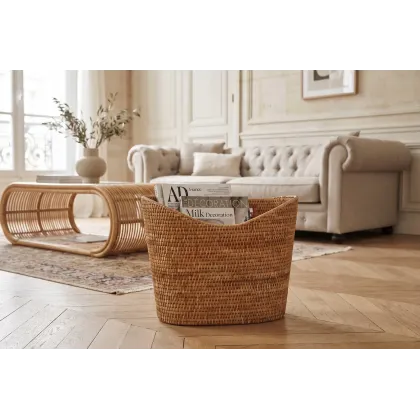 Range revue ovale naturel