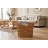 Oval magazine rack