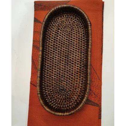 Plateau ovale Biscuit 