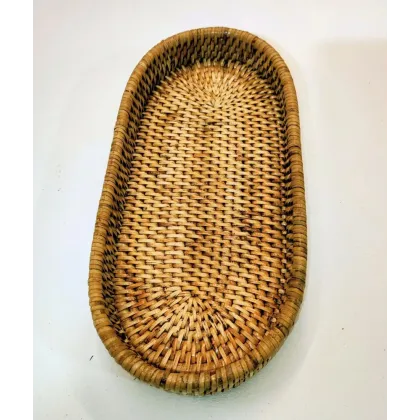 Plateau ovale Biscuit 