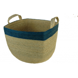 Square basket with handles