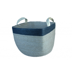 Square basket with handles