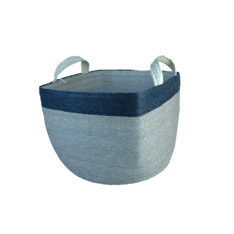 Square basket with handles